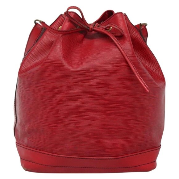 Authentic LOUIS VUITTON Epi Noe Shoulder Bag Red M44007 LV - Picture 5 of 16